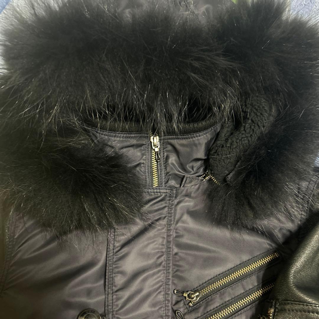 fuga ファージャケット レザー切り替え グランジ お兄系 アーカイブ y2k