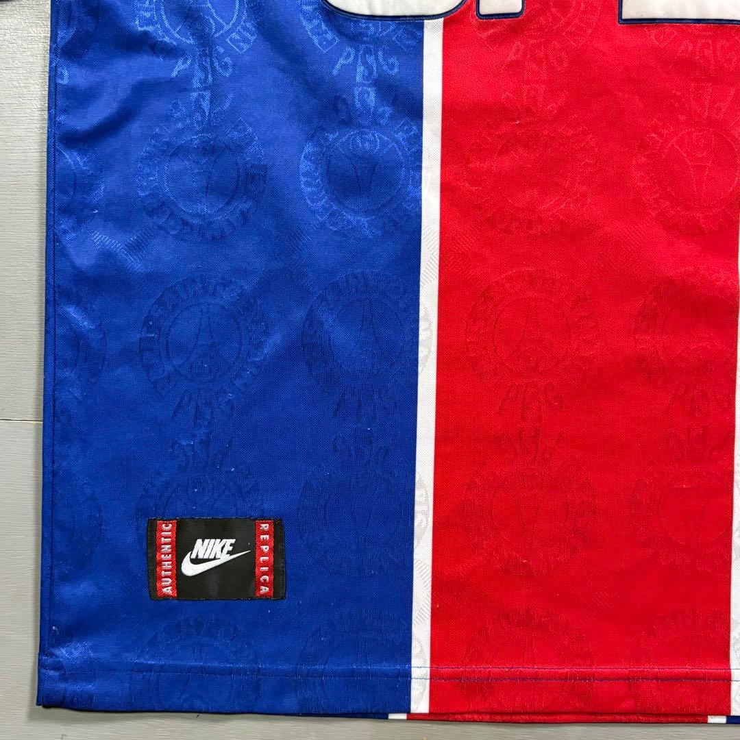90's NIKE PSG ユニフォーム　ゲームシャツ　96-97シーズン　L