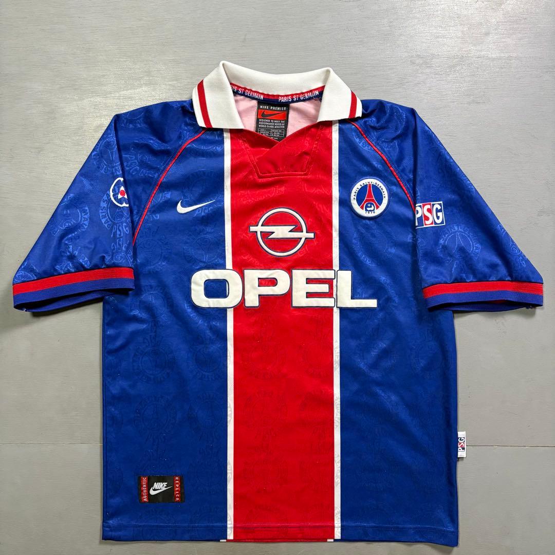 90's NIKE PSG ユニフォーム　ゲームシャツ　96-97シーズン　L