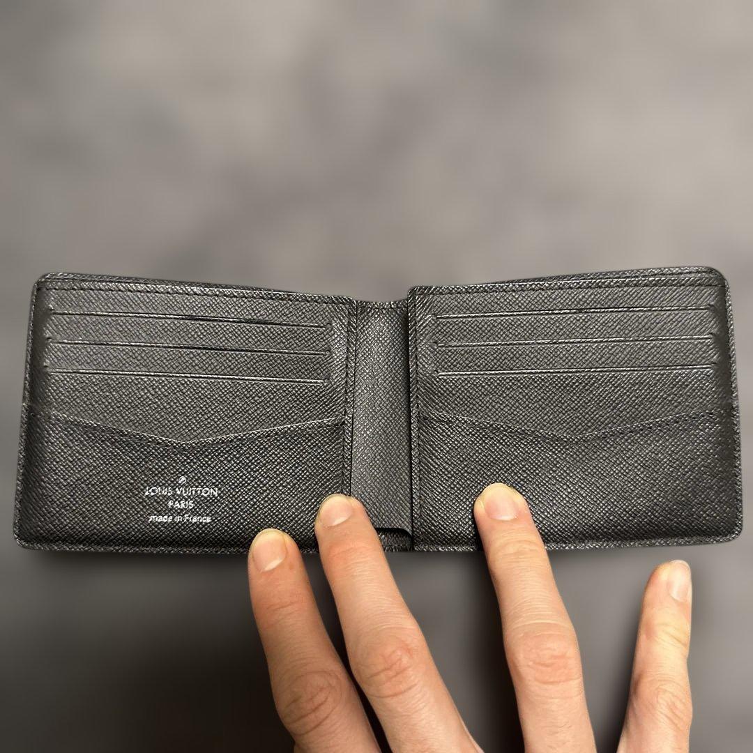 ルイヴィトン ポルトフォイユ スレンダー ダミエ グラフィット