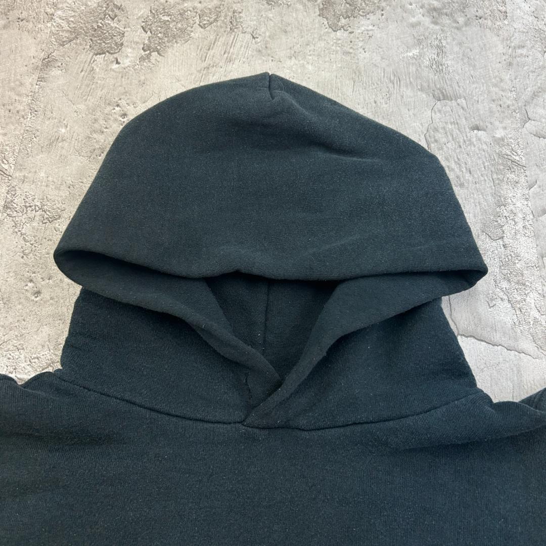 玉*隊様 USA製　ラッセルアスレチック　前V 　ブランク　パーカー　古着　ブラ