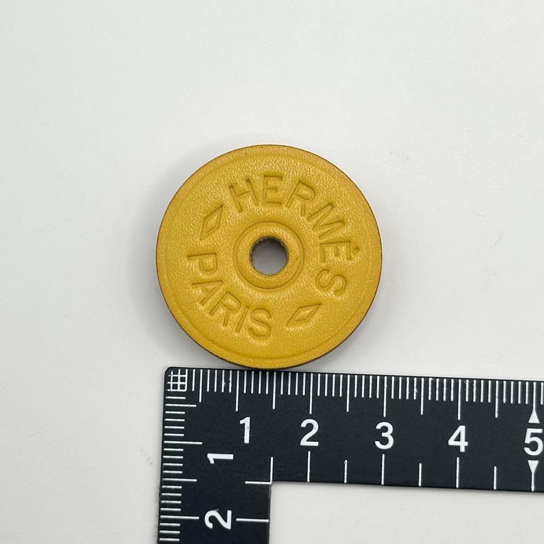 【希少色】HERMES セリエ ポルトクレ トークン レザーチャーム キーリング