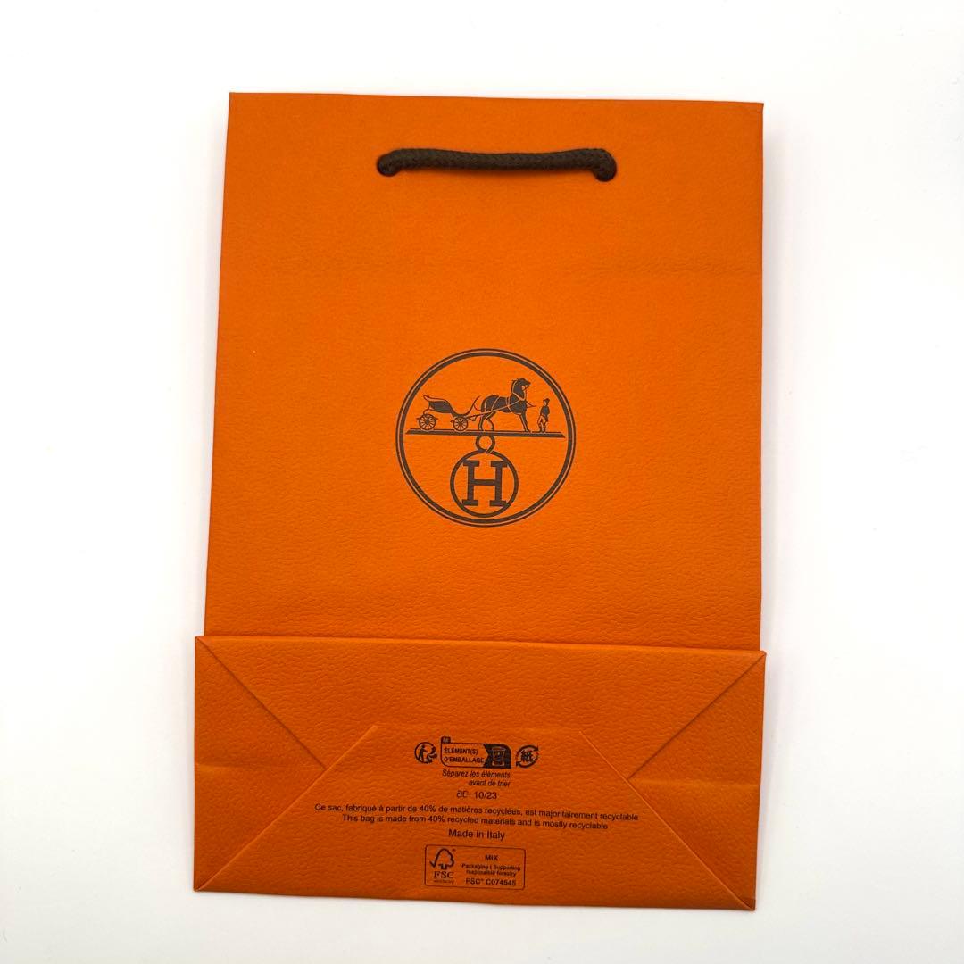 【希少色】HERMES セリエ ポルトクレ トークン レザーチャーム キーリング
