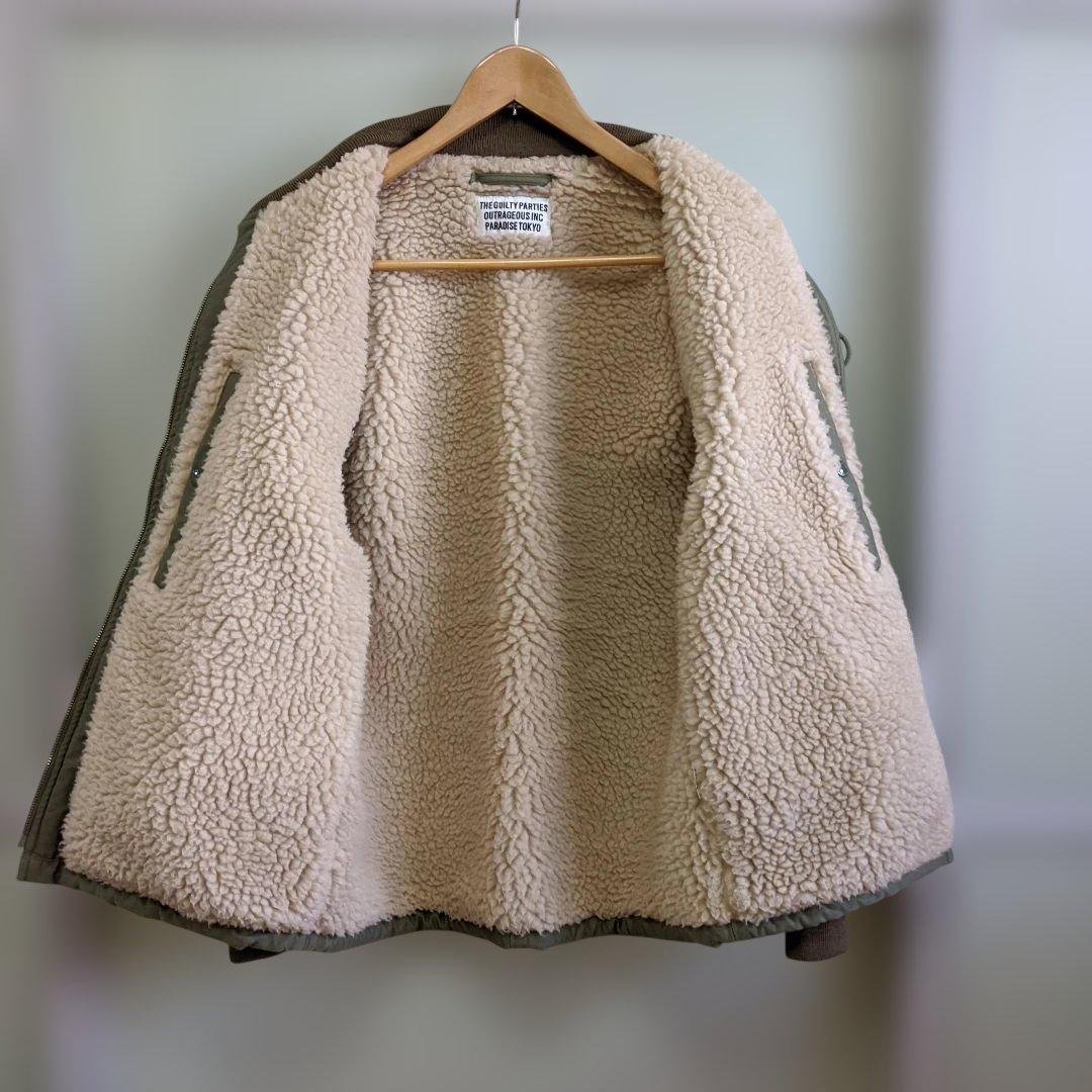 専用　美品 WACKO MARIA ワコマリアミリタリーボアジャケット サイズL