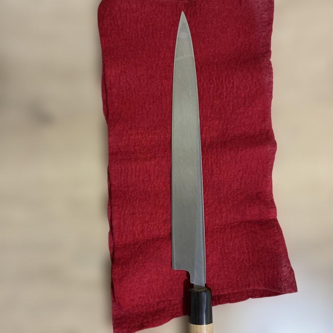 正本総本店柳刃包丁本霞玉白鋼270mm新品