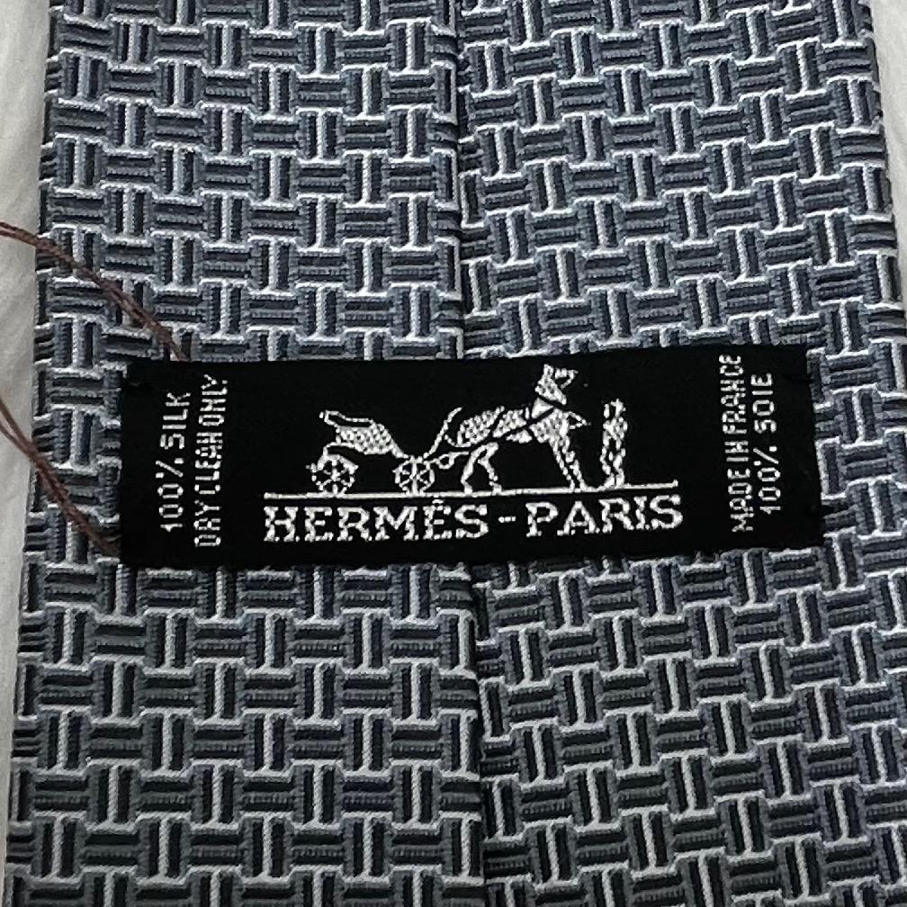 新品✨エルメス　HERMES 　ネクタイ　シルク　タグ・箱付き
