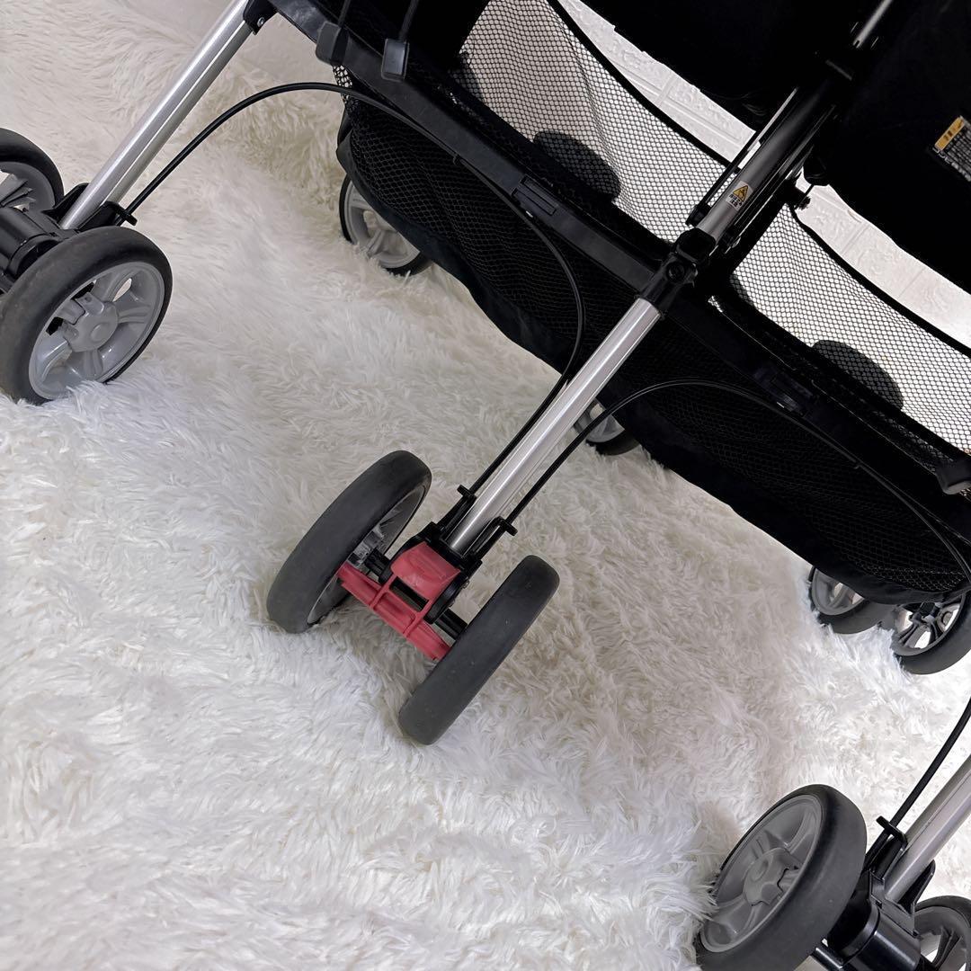 美品 ✨ Combi ベビーカー ツインスピンGC ブラック 2人乗り おまけ