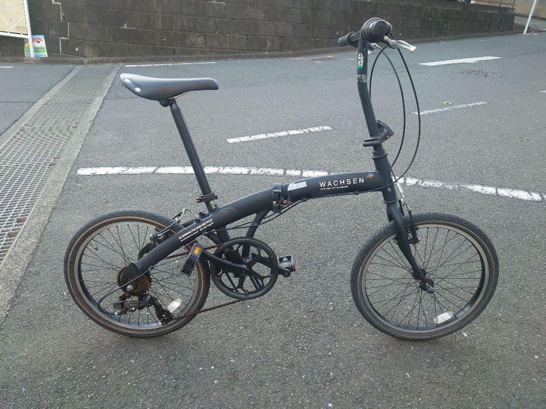 (引取り又はお届けご相談)WACHSEN 折り畳み自転車20インチ
