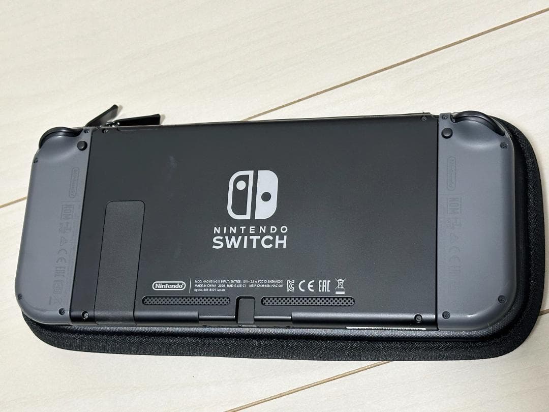 Nintendo Switch 本体 グレー バッテリー強化版 128GB付き