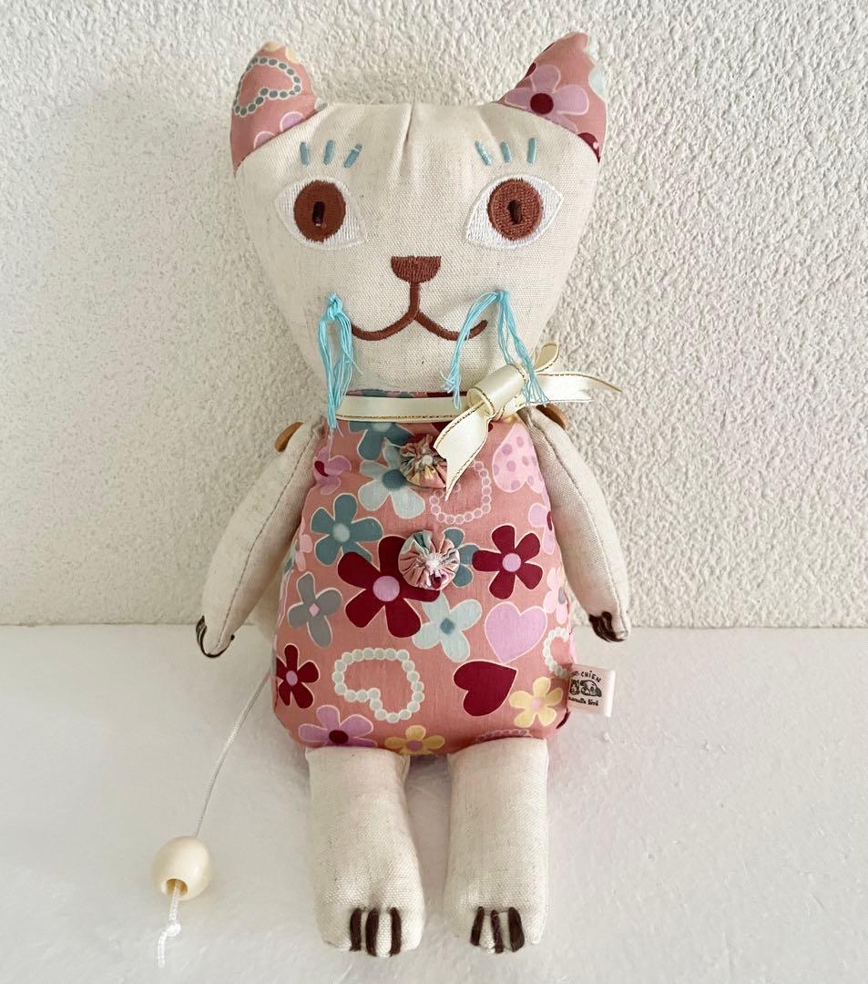 【レア】ナタリー・レテ限定商品 キラキラ星オルゴール人形　白猫