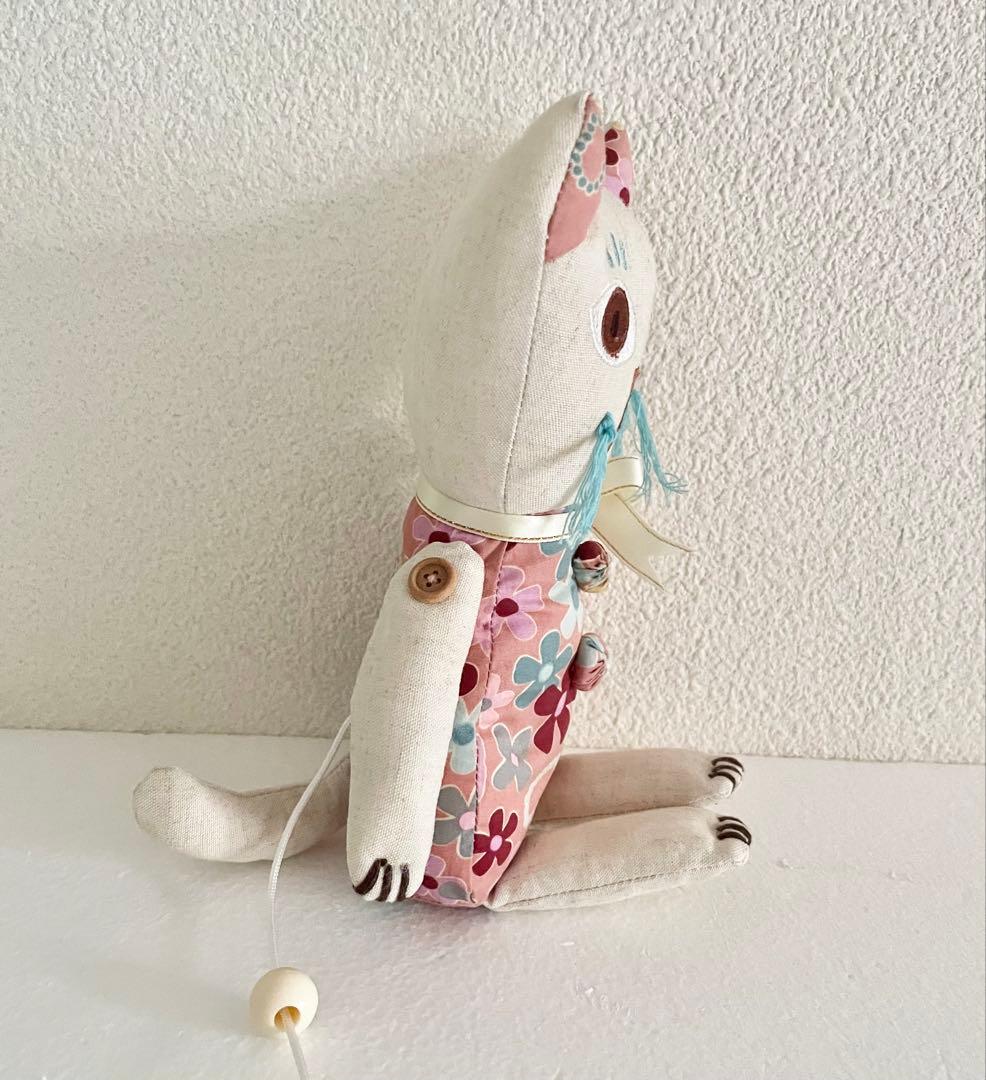 【レア】ナタリー・レテ限定商品 キラキラ星オルゴール人形　白猫