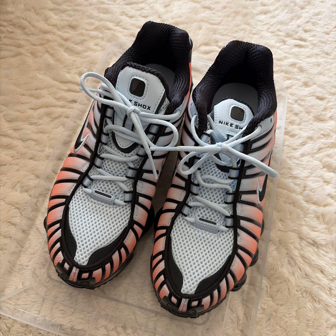 nike shox tl ホワイト/オレンジ/ブラック ショックス　ナイキ