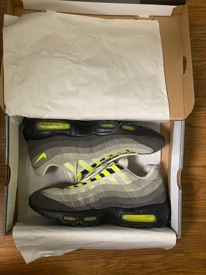 ナイキ エアマックス 95 OG イエローグラデ 2015年復刻モデル