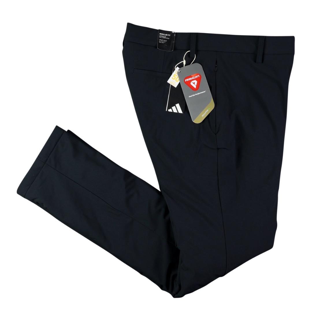 【82】秋冬 定価27,500円 アディダス ゴルフ 中綿 テーパードパンツ 黒