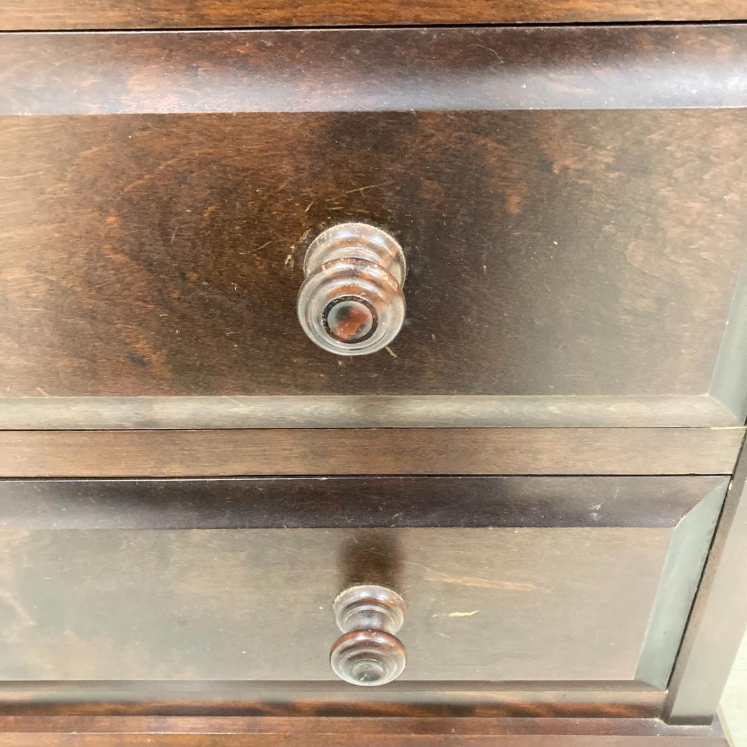 北海道民芸家具 7段チェスト 整理箪笥 ハイチェスト 収納家具　樺材