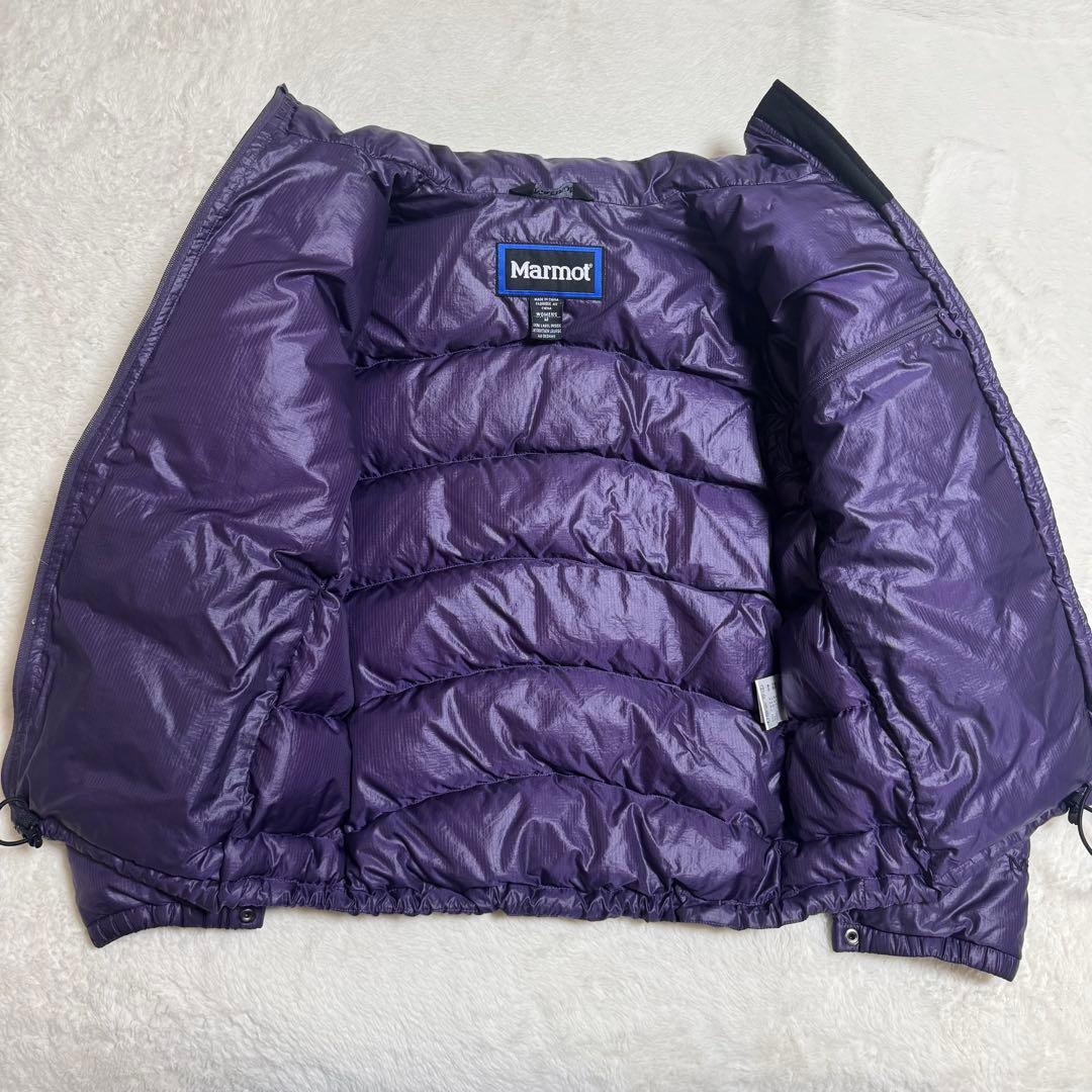 【MOMO】Marmot puffy jacket S紫短丈y2kドローコ