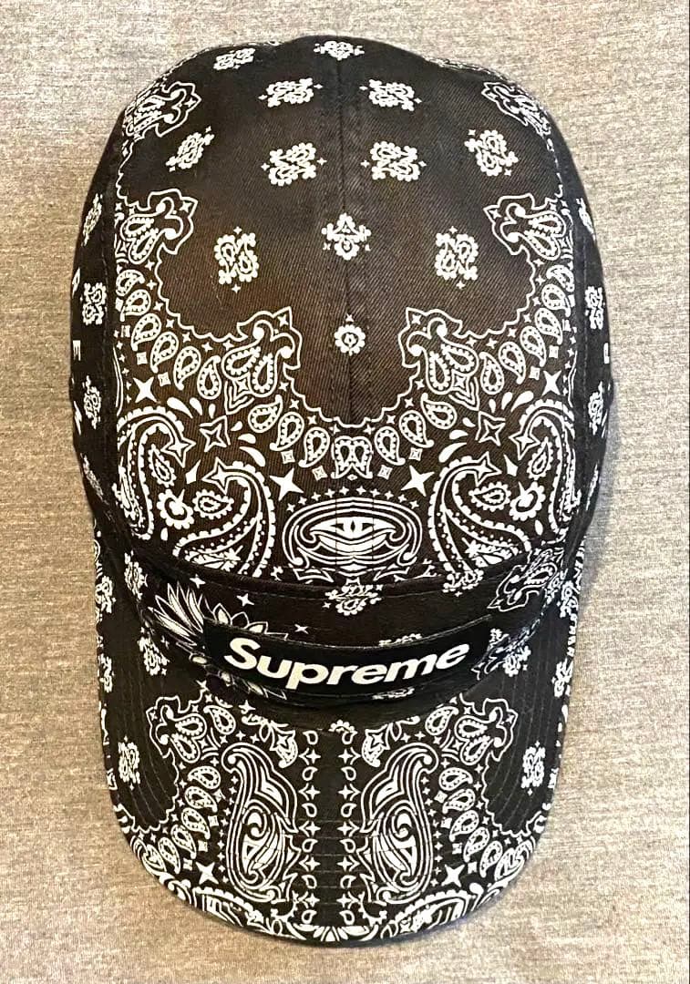 小物 Bandana Camp Cap \"Black\"