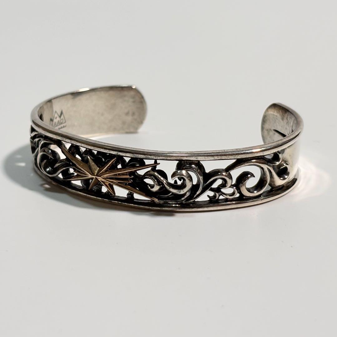 SAAD バングル シルバー 925 サンシンボル アラベスク 太陽神.