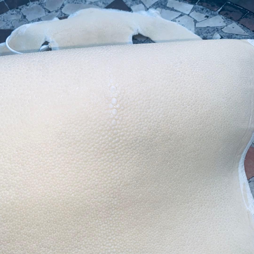 15) エイ革 鮫革 鮫皮 stingray ガルーシャ スティングレイ