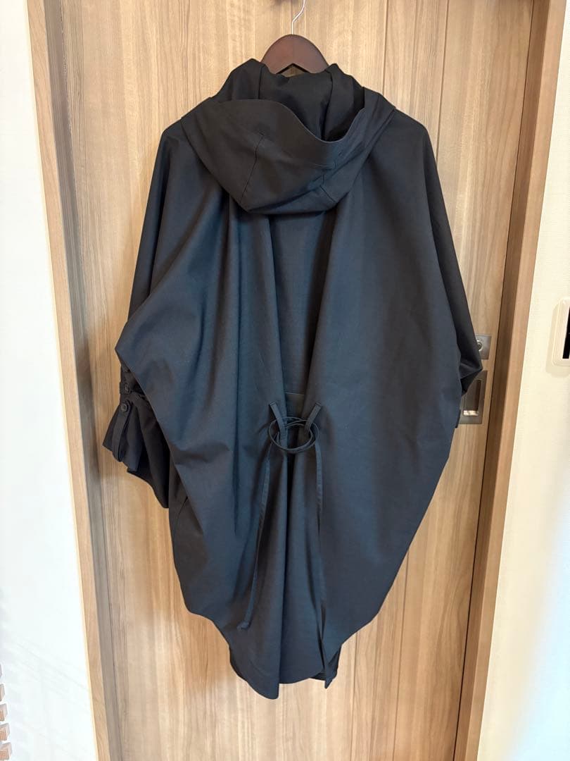 値下げ　美品　Norwegian Rain コート　レインチョ　ブラック　XS