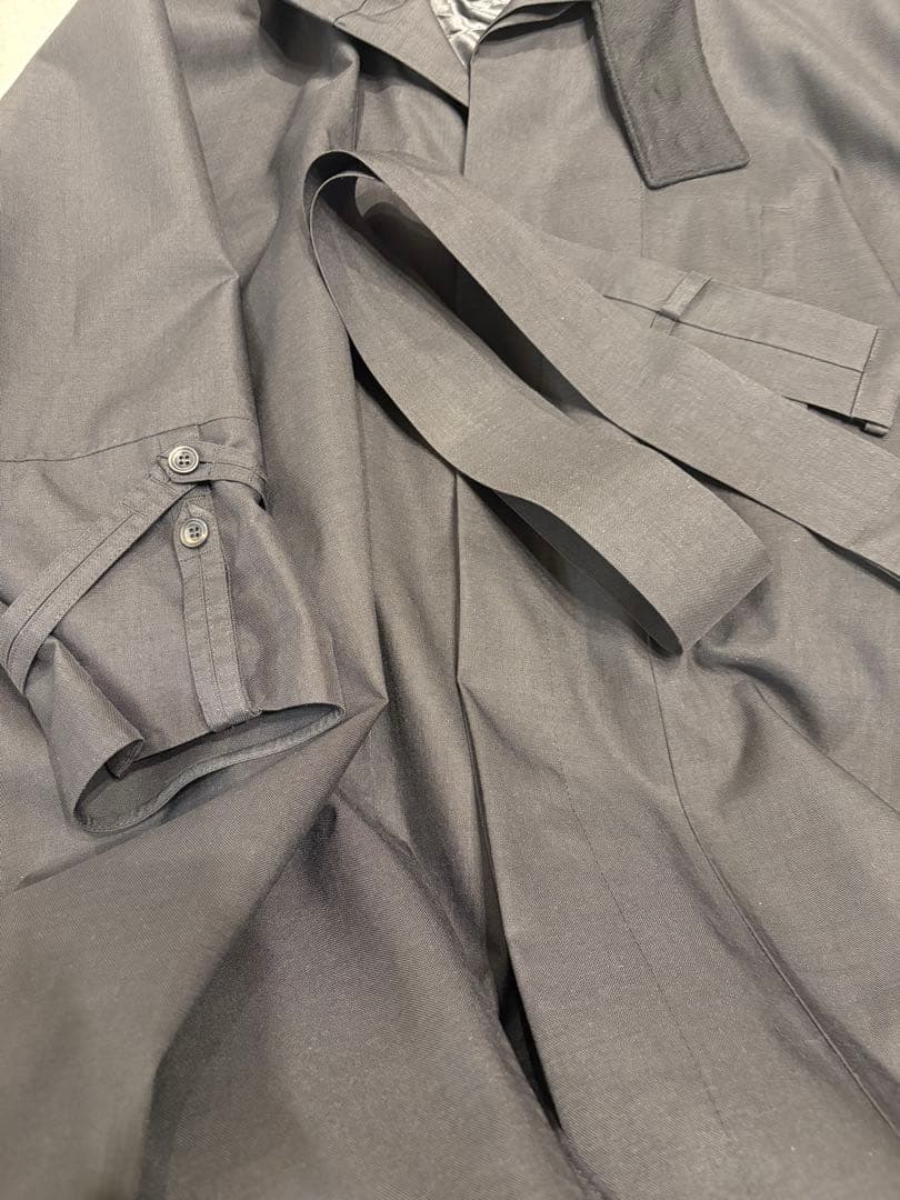 値下げ　美品　Norwegian Rain コート　レインチョ　ブラック　XS