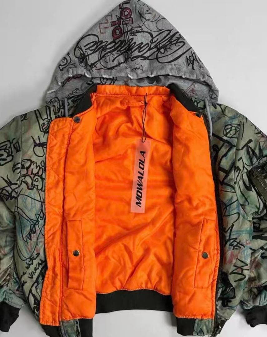MOWALOLA MA-1ジャケット Mサイズ グラフィティ