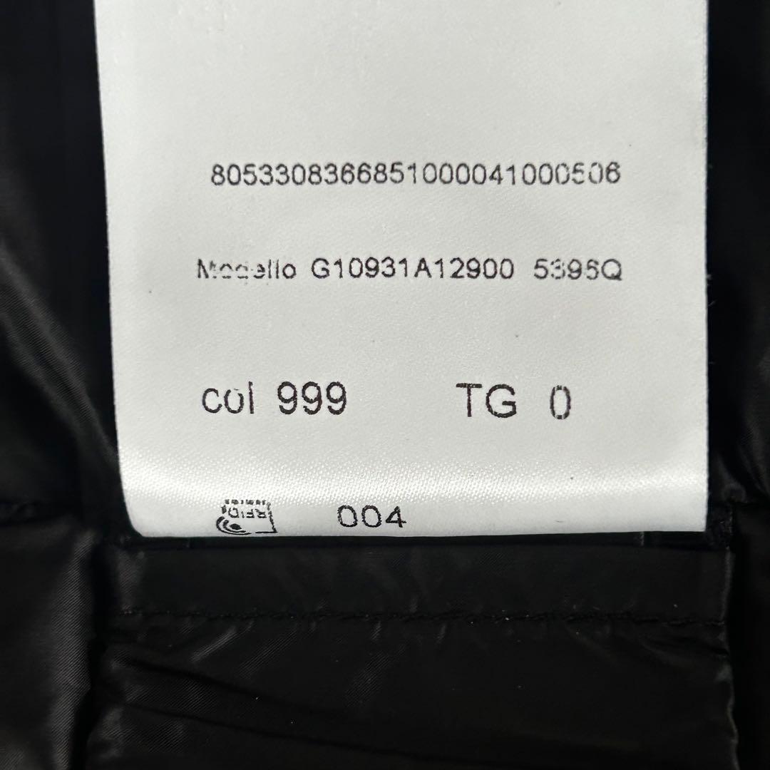 新品同様 モンクレール ライトダウンベスト GLYCO TG0 ブラック