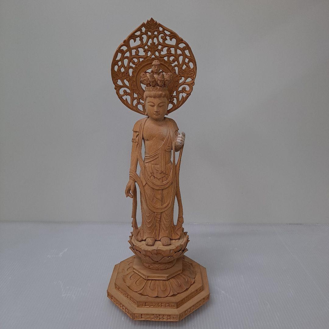 手彫り円空仏 十一面観音