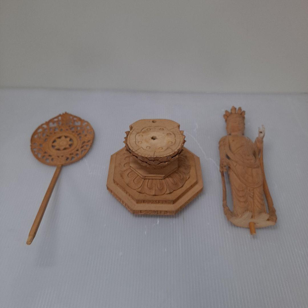 手彫り円空仏 十一面観音