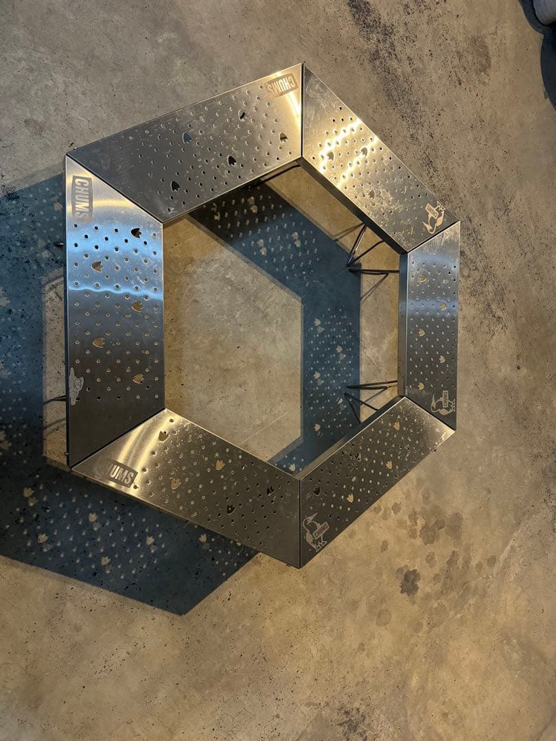 CHUMS ファイヤービットテーブル 6枚+おまけ収容バッグ付き