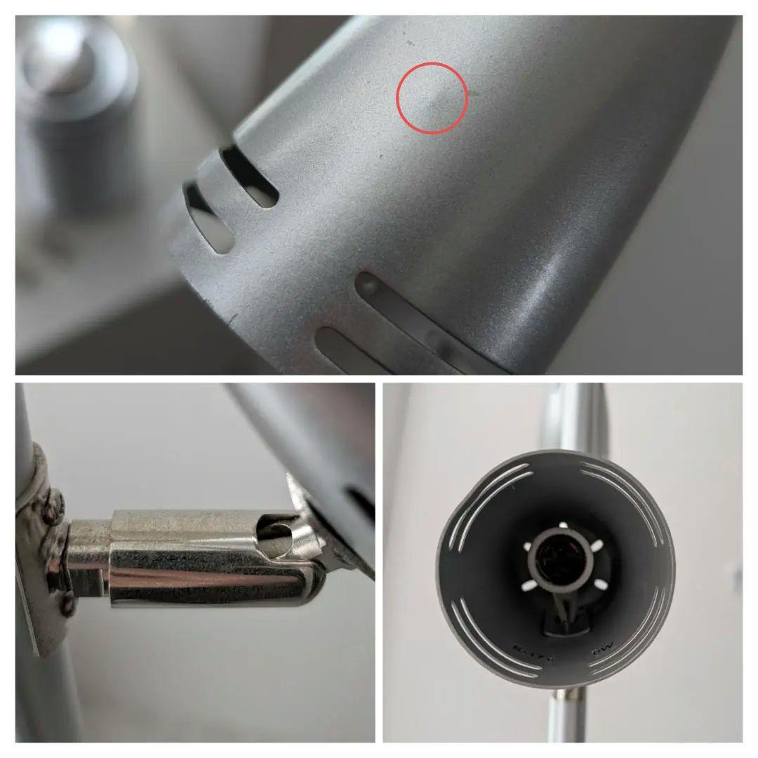 ビンテージ 90s メタル フロア スタンドライト 3灯 スペースエイジ Y2K