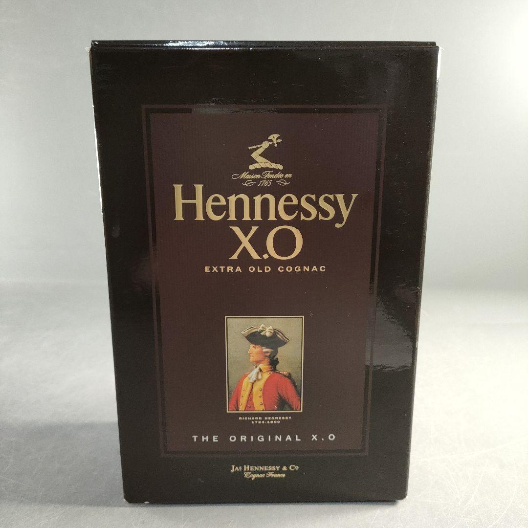 A1368-4/ヘネシーX.O/黒キャップ クリアボトル/700ml/