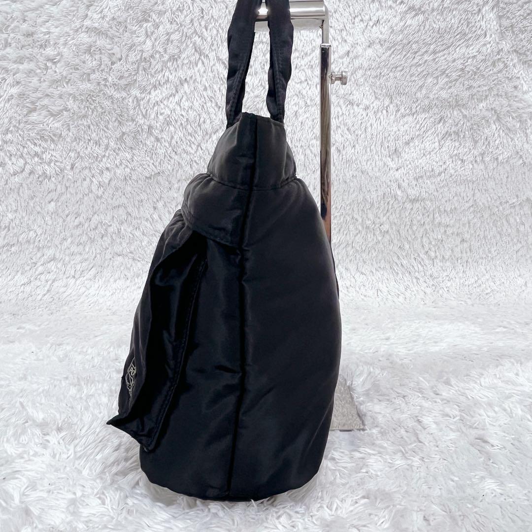 極美品✨ポーター タンカー ミニトートバッグ ハンドバッグ ブラック