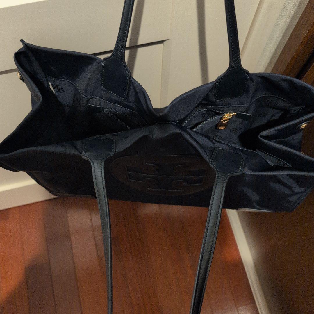 Tory Burch ネイビー トートバッグ大容量