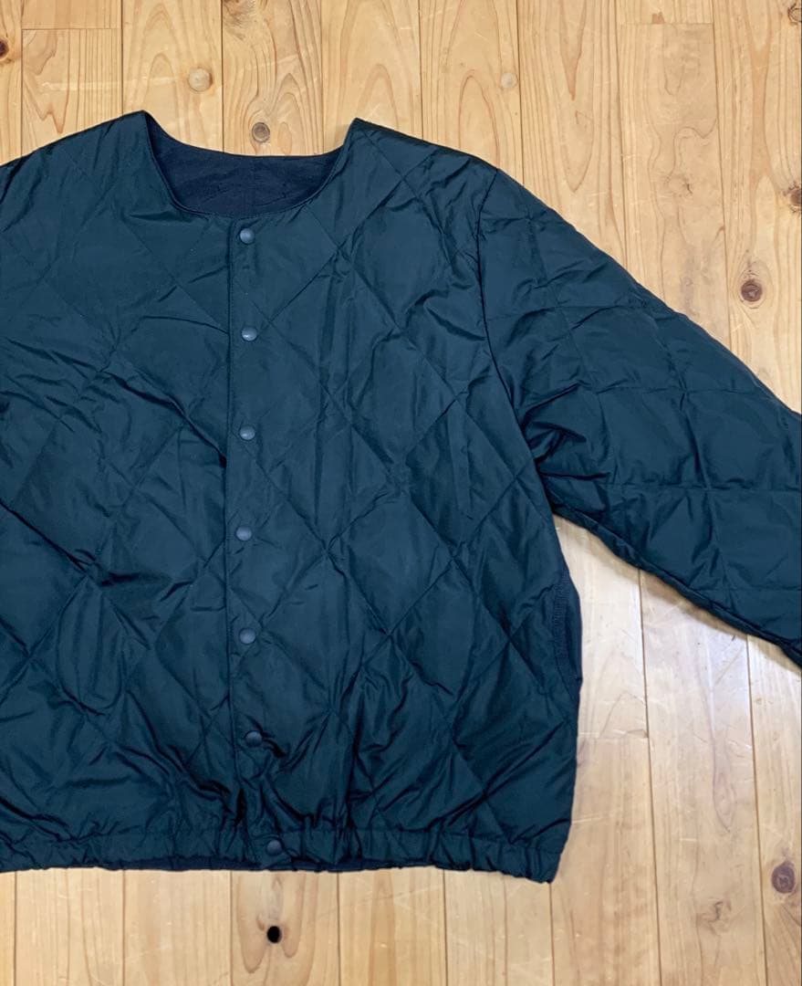 美品ナルNARU＊リバーシブルダウンジャケット日本製