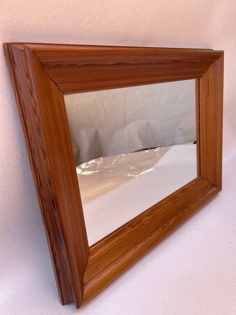 無垢材(パイン)　ミラー