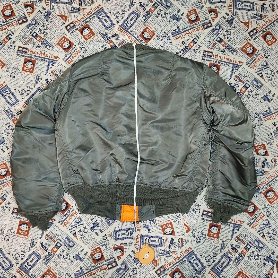 USA製 ALPHA アルファ 68年復刻 MA-1 フライトジャケット M