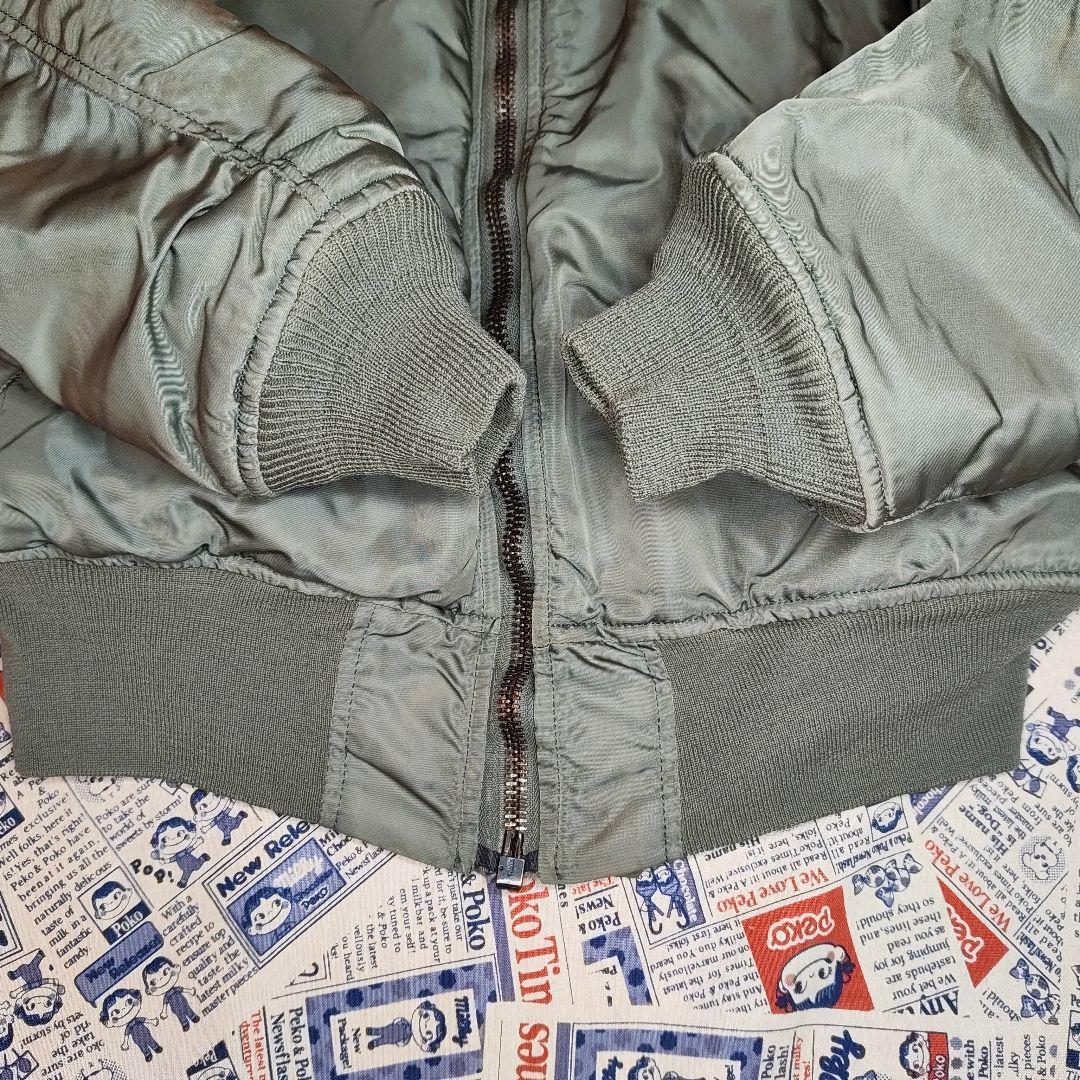 USA製 ALPHA アルファ 68年復刻 MA-1 フライトジャケット M