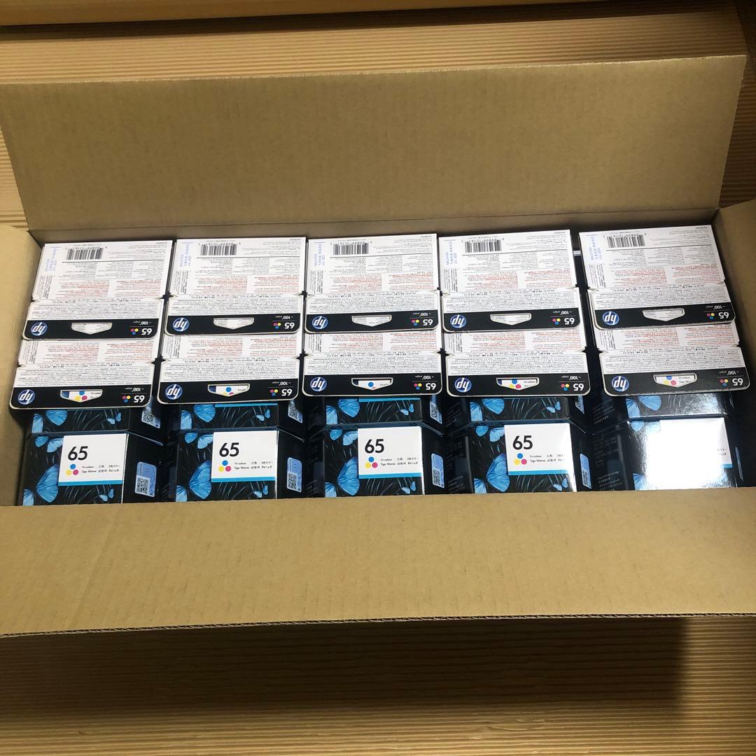 HP 純正インク HP65 3色カラー N9K01AA 60個