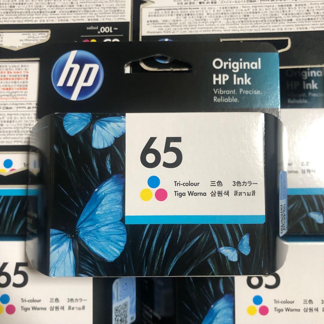 HP 純正インク HP65 3色カラー N9K01AA 60個