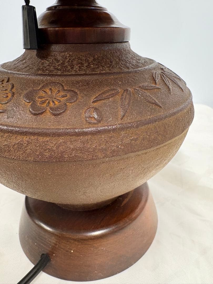 【昭和レトロ】【アンティーク】オイルランプ型電気スタンド✨ガハハ本舗お宝雑貨市✨