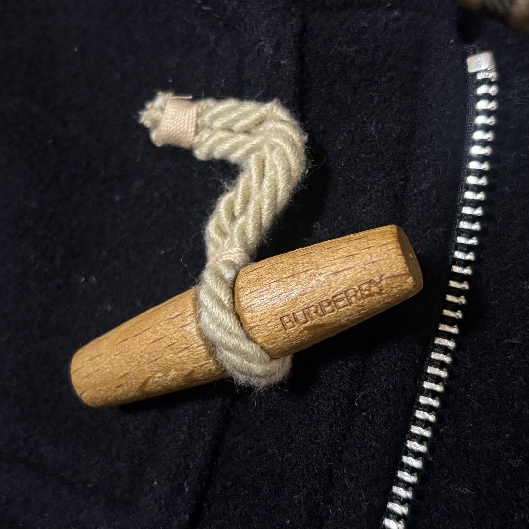 BURBERRY フード付き ダッフルコート 8Y 128㎝ バーバリー ノバ