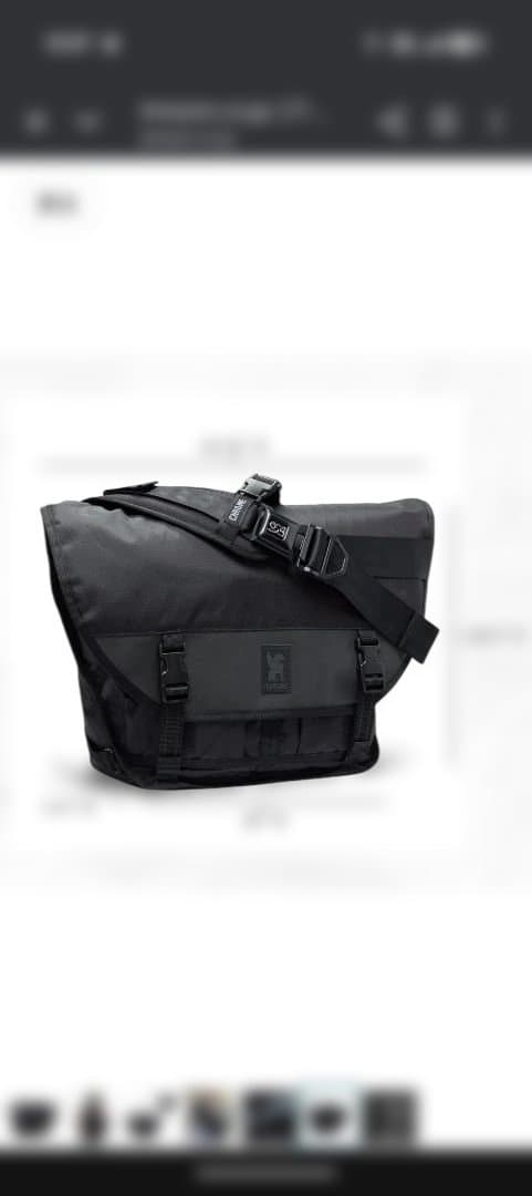 値下げ交渉⭕️CHROME CTZ15メッセンジャーバッグブラック