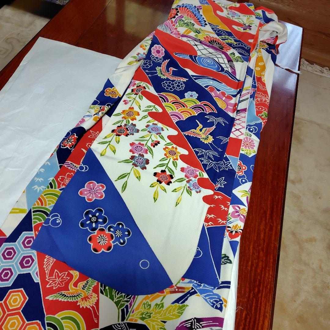 正絹紅型振袖　成人式、卒業式、結婚式等