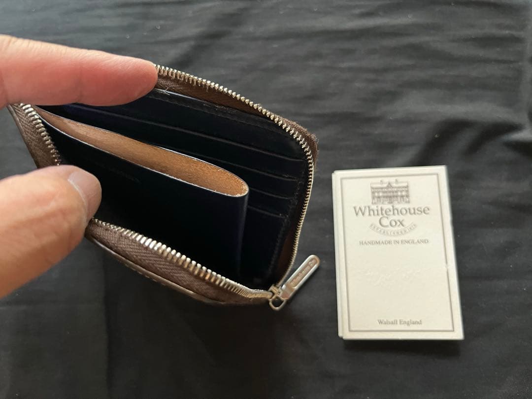 ホワイトハウスコックス　財布　L字ファスナー