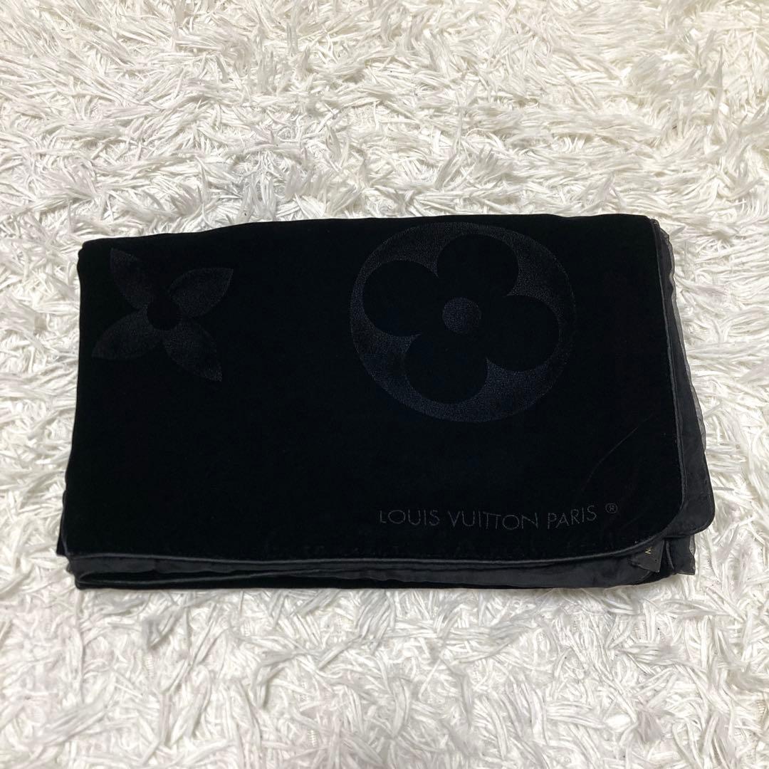 美品✨LOUIS VUITTON モノグラム エシャルプ ベルベット ストール