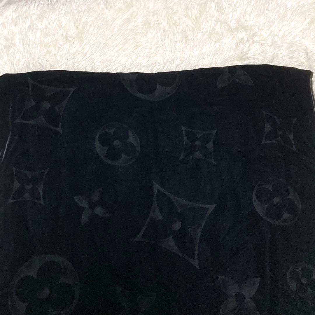 美品✨LOUIS VUITTON モノグラム エシャルプ ベルベット ストール