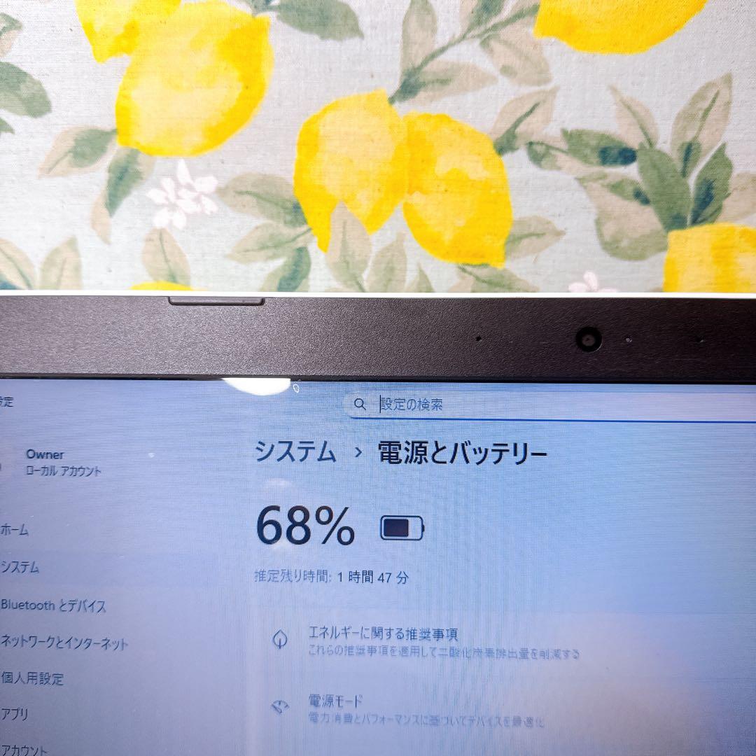 薄型シンプル❤️マットめなホワイトがお洒落❤️Windows11❤️届いたらすぐ使える
