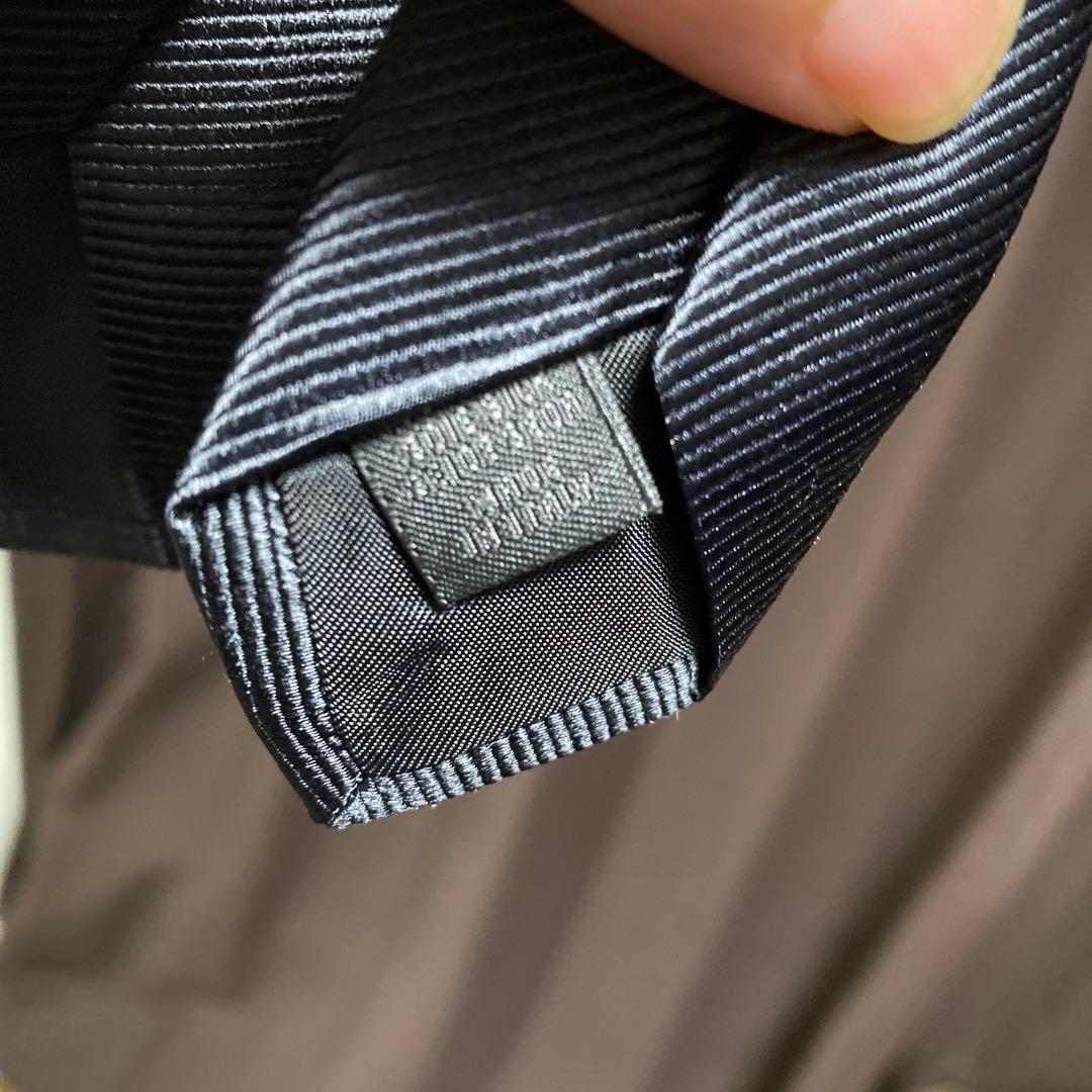 20%値引き　JIL SANDER 黒 シルク ネクタイ