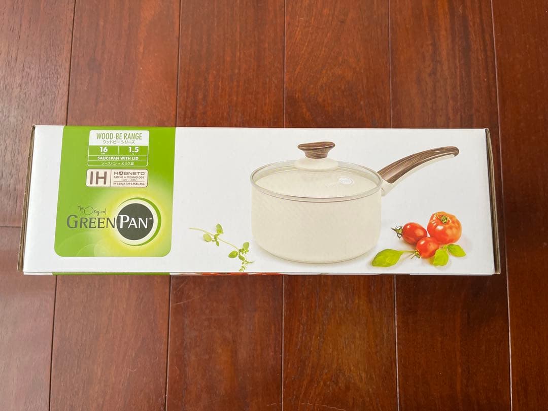 GreenPan Wood Be グリーンパン ウッドビー 片手鍋 16cm